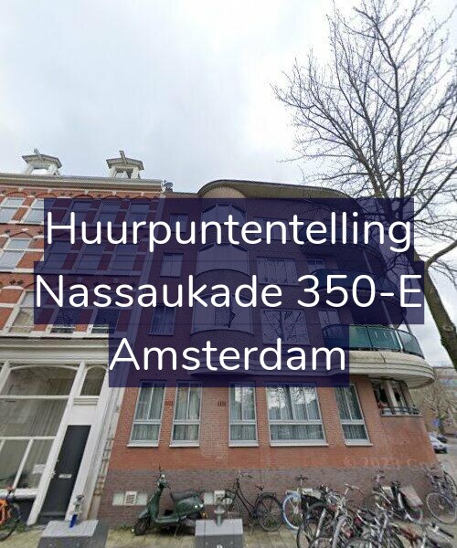 Foto gevel Huurpuntentelling voor Nassaukade 350-E, Amsterdam