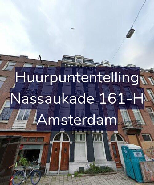 Foto gevel Huurpuntentelling voor Nassaukade 161-H, Amsterdam