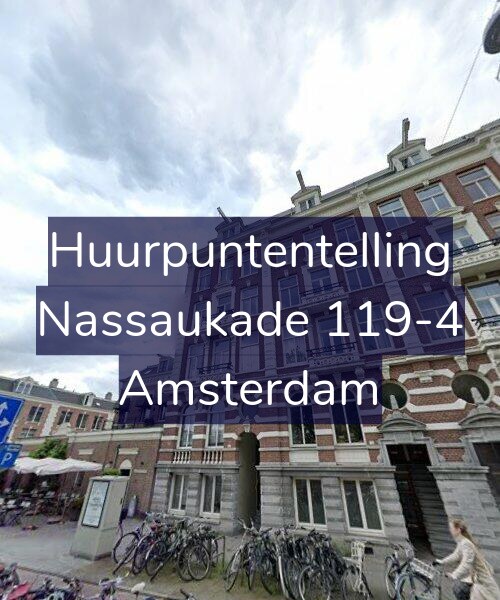 Foto gevel Huurpuntentelling voor Nassaukade 119-4, Amsterdam