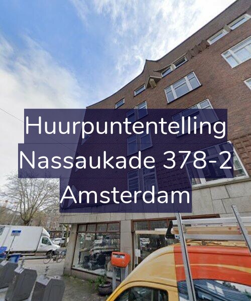 Foto gevel Huurpuntentelling voor Nassaukade 378-2, Amsterdam