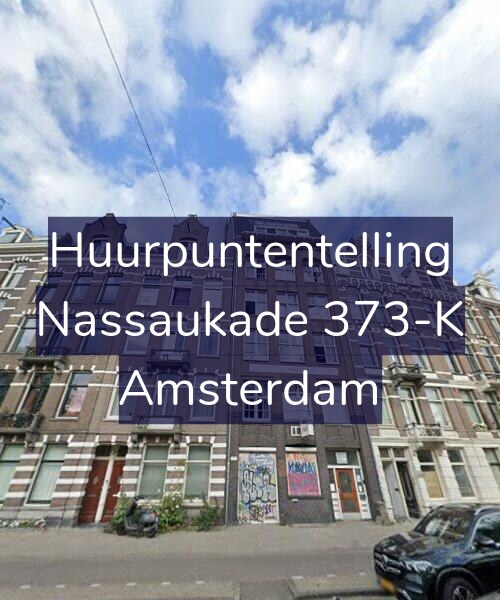 Foto gevel Huurpuntentelling voor Nassaukade 373-K, Amsterdam