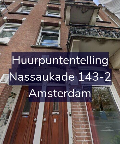 Foto gevel Huurpuntentelling voor Nassaukade 143-2, Amsterdam