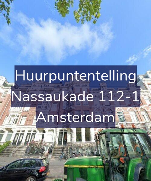 Foto gevel Huurpuntentelling voor Nassaukade 112-1, Amsterdam