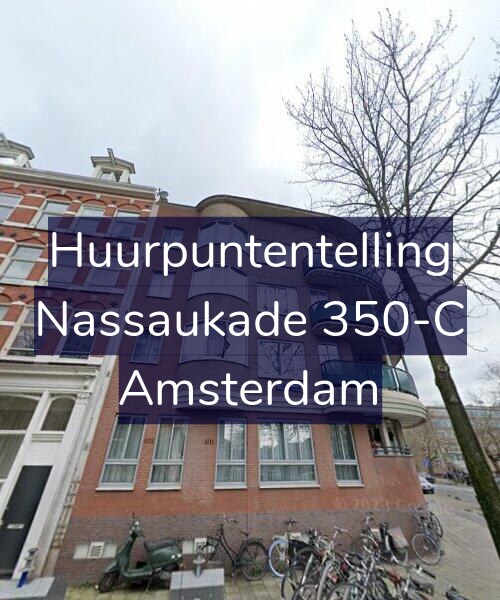 Foto gevel Huurpuntentelling voor Nassaukade 350-C, Amsterdam