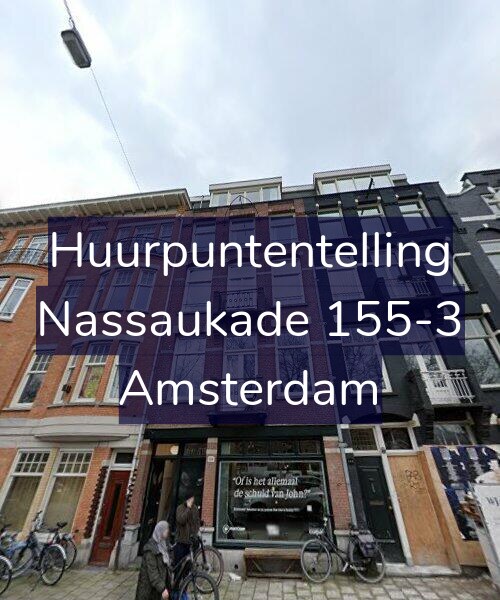 Foto gevel Huurpuntentelling voor Nassaukade 155-3, Amsterdam