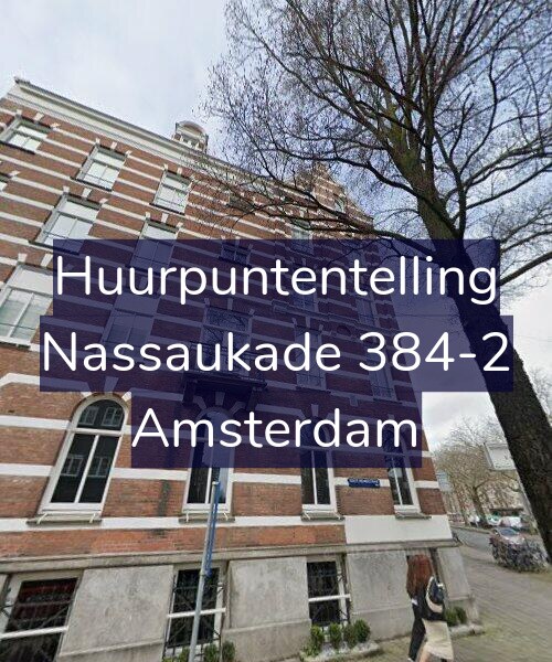 Foto gevel Huurpuntentelling voor Nassaukade 384-2, Amsterdam