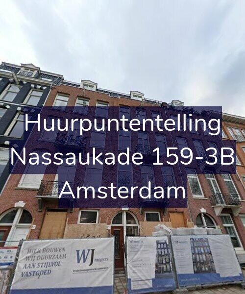Foto gevel Huurpuntentelling voor Nassaukade 159-3B, Amsterdam