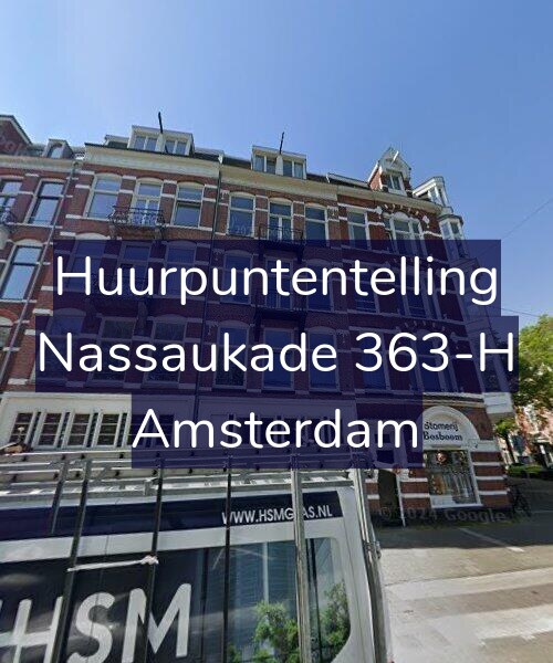 Foto gevel Huurpuntentelling voor Nassaukade 363-H, Amsterdam