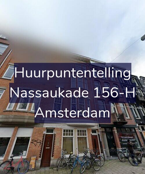 Foto gevel Huurpuntentelling voor Nassaukade 156-H, Amsterdam
