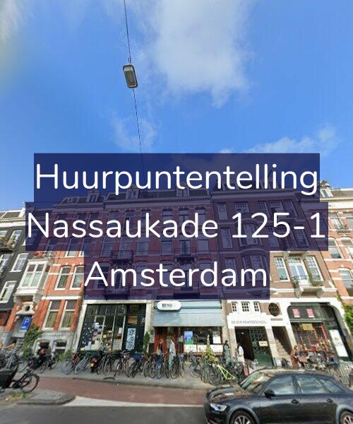 Foto gevel Huurpuntentelling voor Nassaukade 125-1, Amsterdam