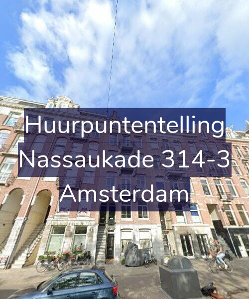 Foto gevel Huurpuntentelling voor Nassaukade 314-3, Amsterdam
