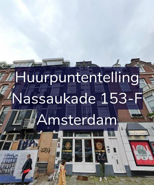 Foto gevel Huurpuntentelling voor Nassaukade 153-F, Amsterdam
