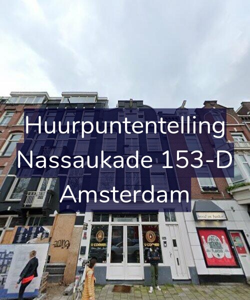 Foto gevel Huurpuntentelling voor Nassaukade 153-D, Amsterdam
