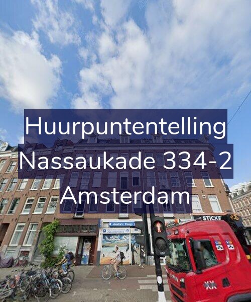 Foto gevel Huurpuntentelling voor Nassaukade 334-2, Amsterdam