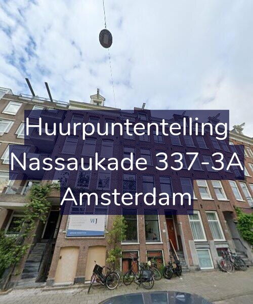Foto gevel Huurpuntentelling voor Nassaukade 337-3A, Amsterdam