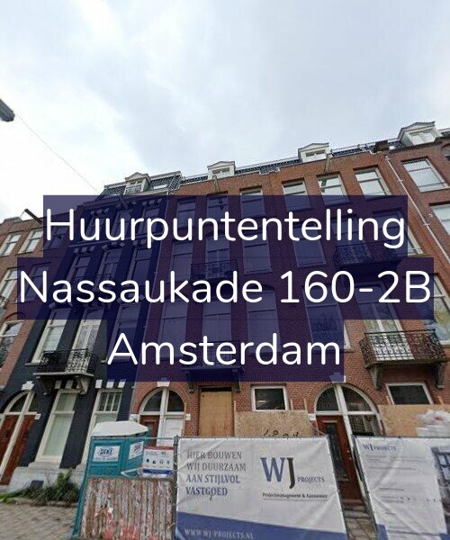 Foto gevel Huurpuntentelling voor Nassaukade 160-2B, Amsterdam