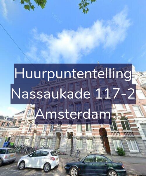 Foto gevel Huurpuntentelling voor Nassaukade 117-2, Amsterdam