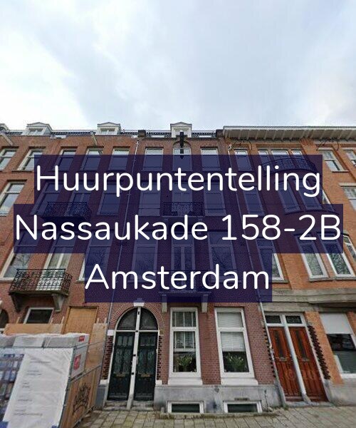 Foto gevel Huurpuntentelling voor Nassaukade 158-2B, Amsterdam