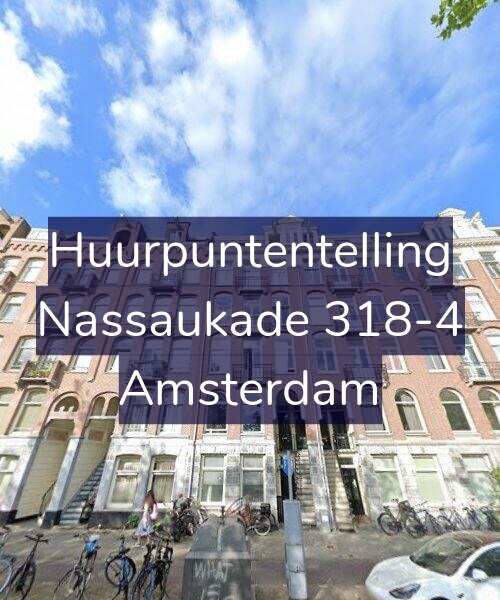 Foto gevel Huurpuntentelling voor Nassaukade 318-4, Amsterdam