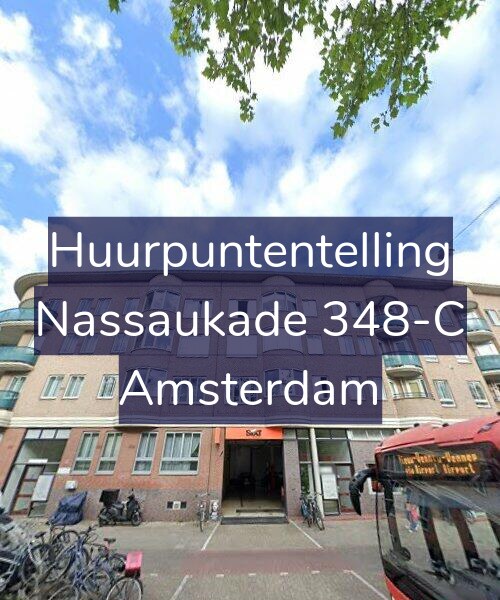 Foto gevel Huurpuntentelling voor Nassaukade 348-C, Amsterdam
