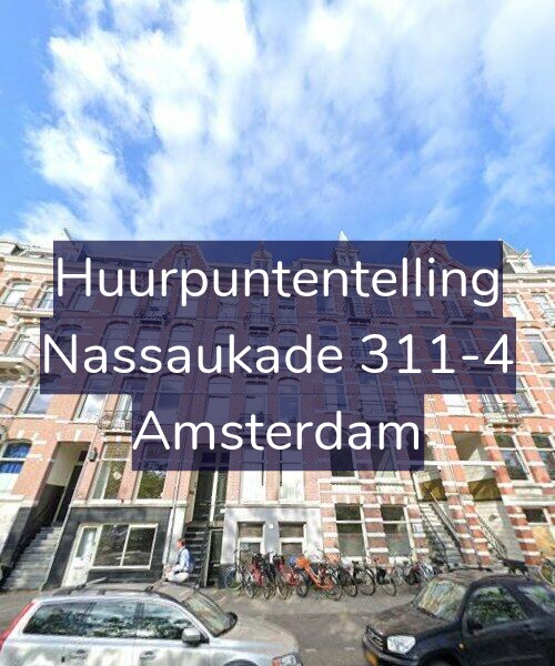 Foto gevel Huurpuntentelling voor Nassaukade 311-4, Amsterdam