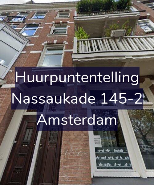 Foto gevel Huurpuntentelling voor Nassaukade 145-2, Amsterdam