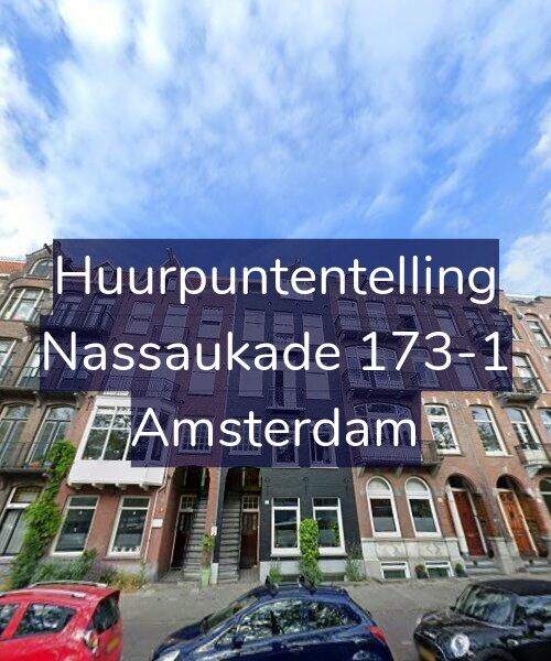 Foto gevel Huurpuntentelling voor Nassaukade 173-1, Amsterdam
