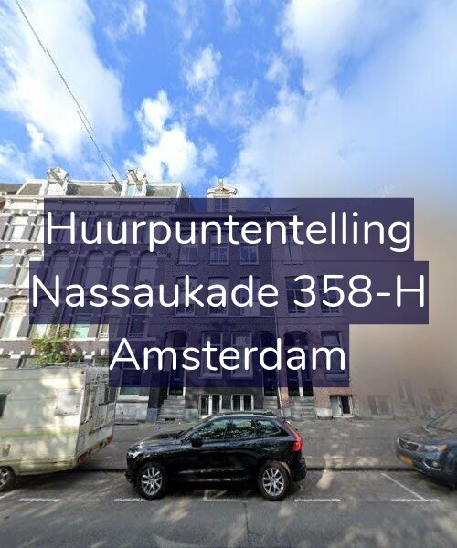 Foto gevel Huurpuntentelling voor Nassaukade 358-H, Amsterdam