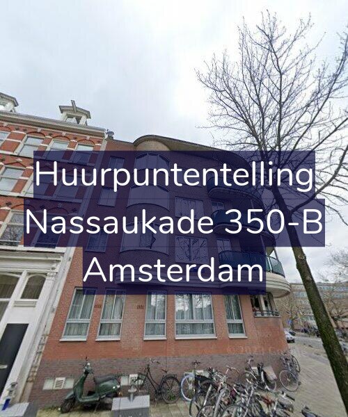 Foto gevel Huurpuntentelling voor Nassaukade 350-B, Amsterdam