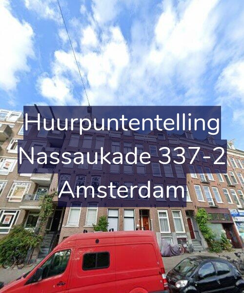 Foto gevel Huurpuntentelling voor Nassaukade 337-2, Amsterdam