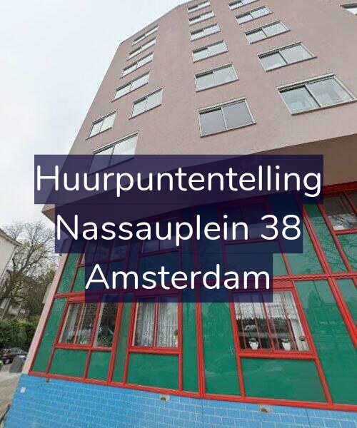 Foto gevel Huurpuntentelling voor Nassauplein 38, Amsterdam