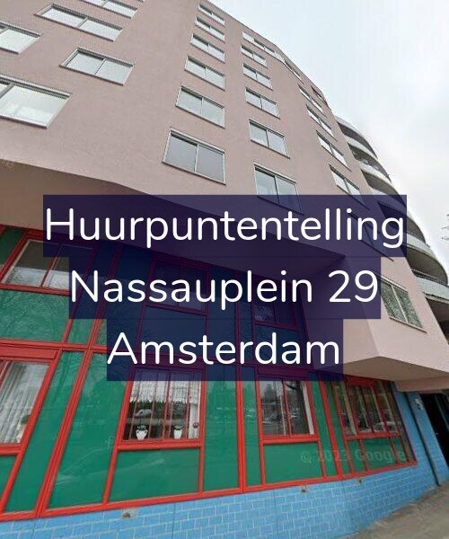 Foto gevel Huurpuntentelling voor Nassauplein 29, Amsterdam