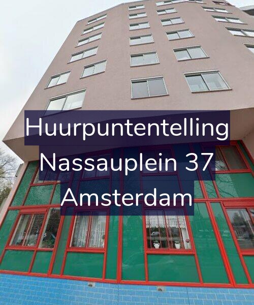 Foto gevel Huurpuntentelling voor Nassauplein 37, Amsterdam