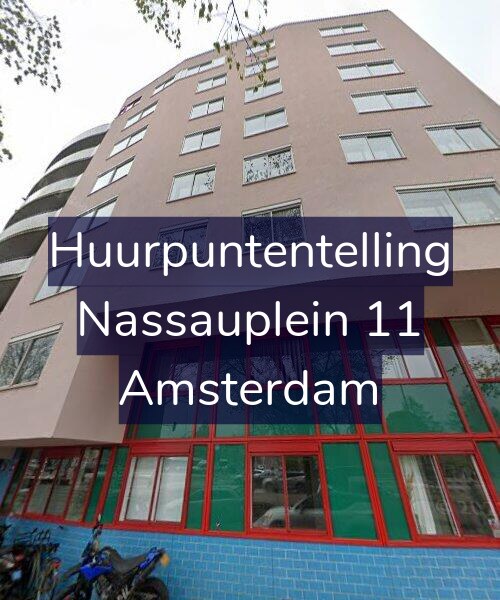 Foto gevel Huurpuntentelling voor Nassauplein 11, Amsterdam