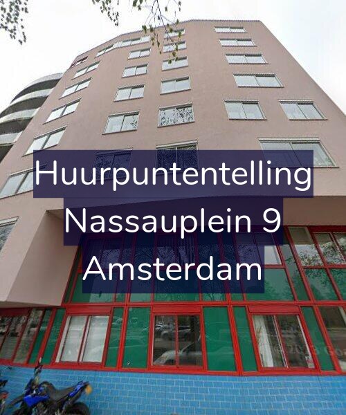 Foto gevel Huurpuntentelling voor Nassauplein 9, Amsterdam
