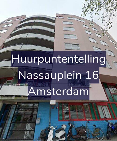 Foto gevel Huurpuntentelling voor Nassauplein 16, Amsterdam