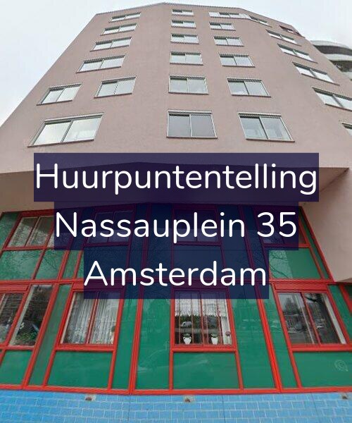 Foto gevel Huurpuntentelling voor Nassauplein 35, Amsterdam