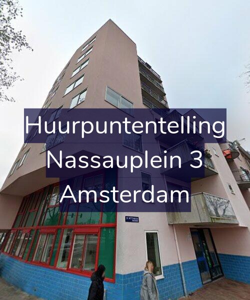 Foto gevel Huurpuntentelling voor Nassauplein 3, Amsterdam