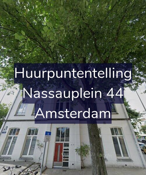 Foto gevel Huurpuntentelling voor Nassauplein 44, Amsterdam
