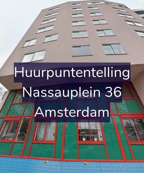Foto gevel Huurpuntentelling voor Nassauplein 36, Amsterdam