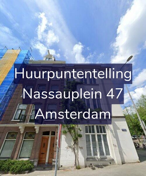 Foto gevel Huurpuntentelling voor Nassauplein 47, Amsterdam