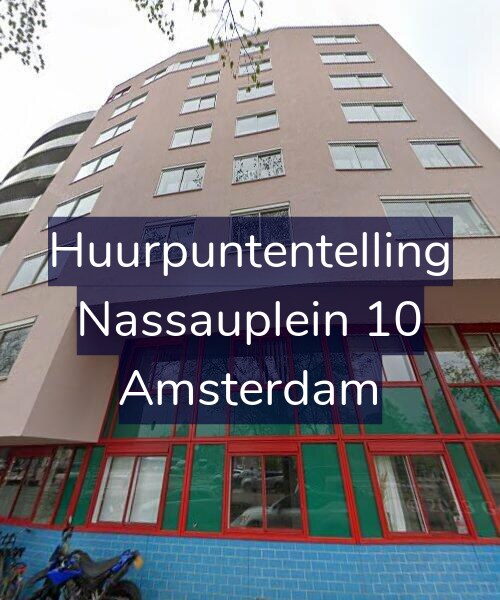 Foto gevel Huurpuntentelling voor Nassauplein 10, Amsterdam