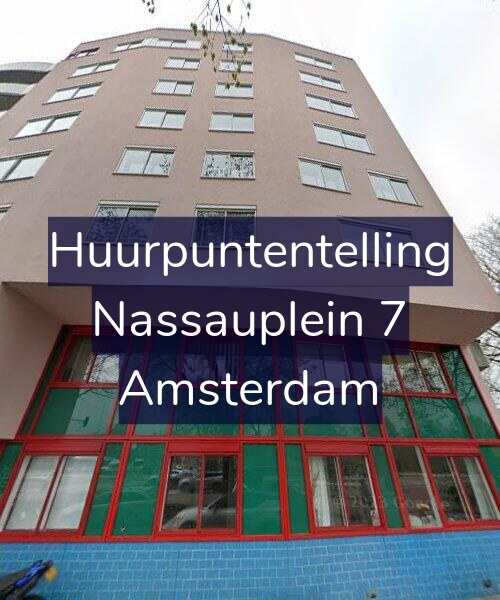 Foto gevel Huurpuntentelling voor Nassauplein 7, Amsterdam