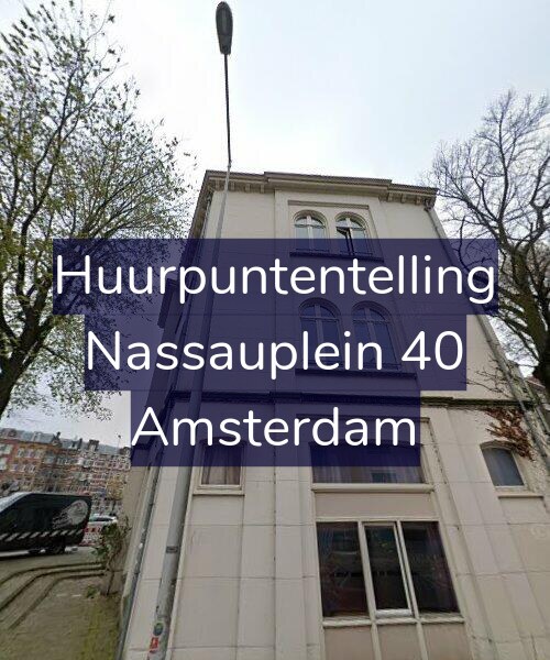 Foto gevel Huurpuntentelling voor Nassauplein 40, Amsterdam