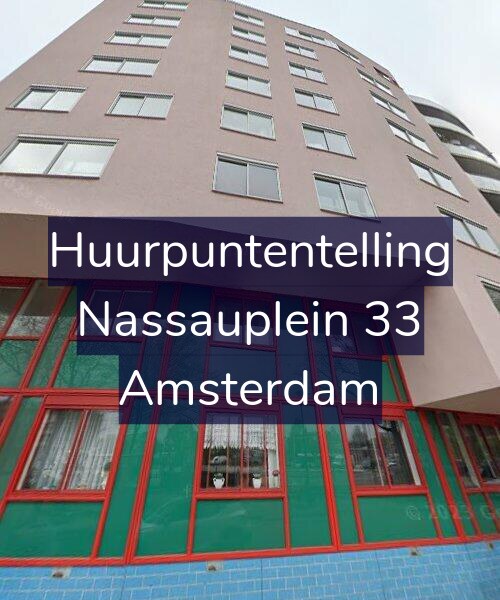 Foto gevel Huurpuntentelling voor Nassauplein 33, Amsterdam