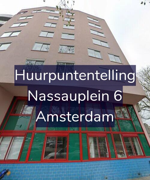 Foto gevel Huurpuntentelling voor Nassauplein 6, Amsterdam
