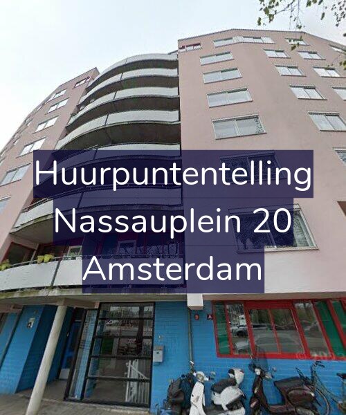 Foto gevel Huurpuntentelling voor Nassauplein 20, Amsterdam