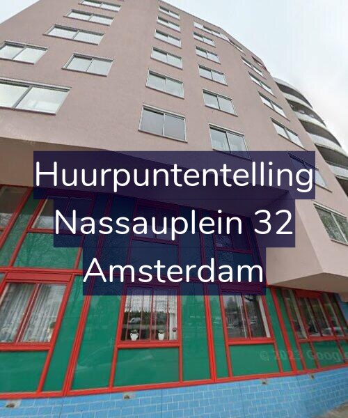 Foto gevel Huurpuntentelling voor Nassauplein 32, Amsterdam