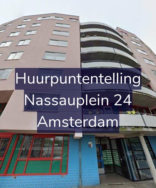 Foto gevel Huurpuntentelling voor Nassauplein 24, Amsterdam