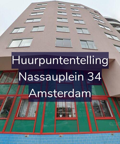 Foto gevel Huurpuntentelling voor Nassauplein 34, Amsterdam
